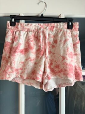Pink Tie-Dye Lounge Shorts
